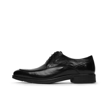 GOLDLION Dress Shoes Men Low Top Black/Brown