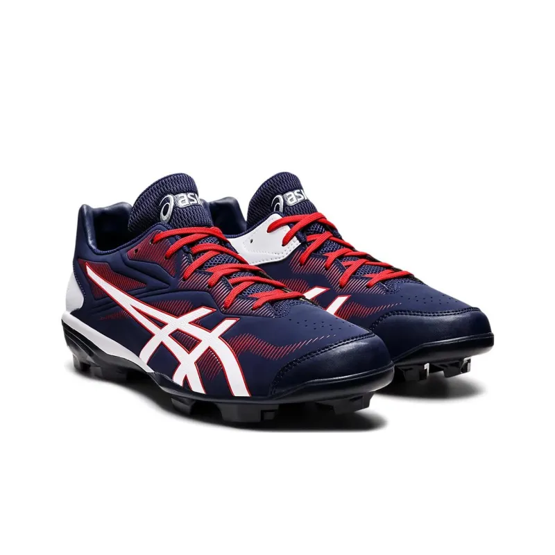 Asics Star Shine 3 Cushioning Wear Resistant Low Top Training Shoes Unisex Blue Red-3
