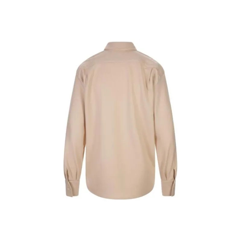 MaxMara Collared Long Sleeved Shirt Jacket-1