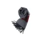 Heather Gray & Burgundy MS-8021-Red Velvet Box