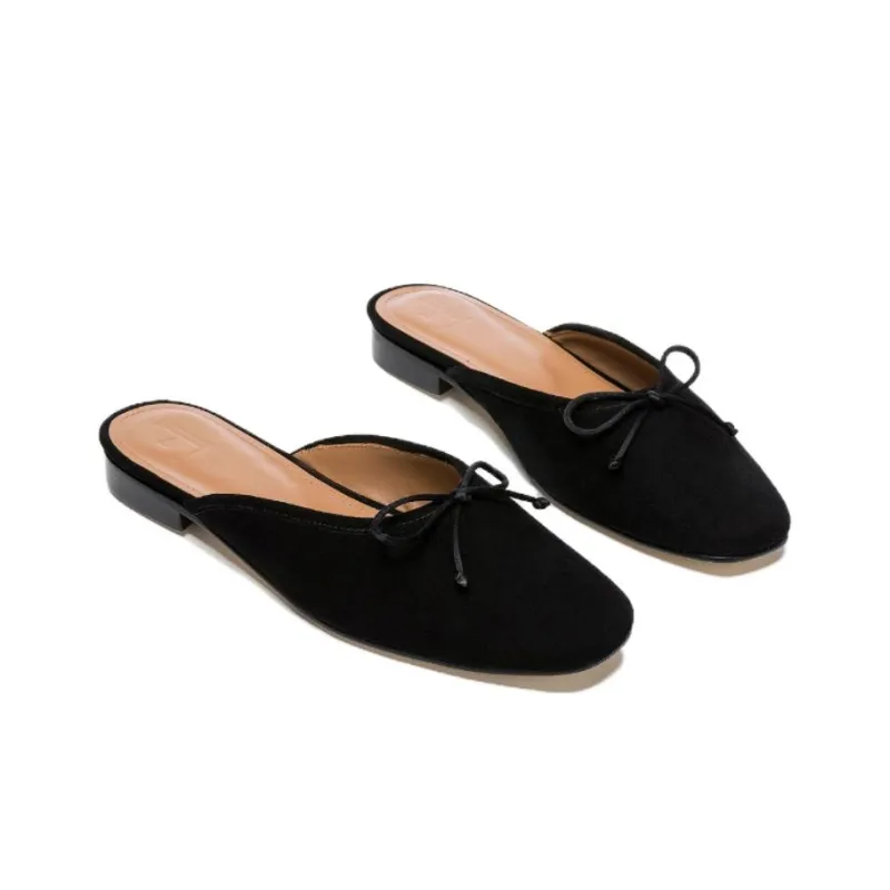 FLATTERED Closed Toe Slippers Women's Black-1