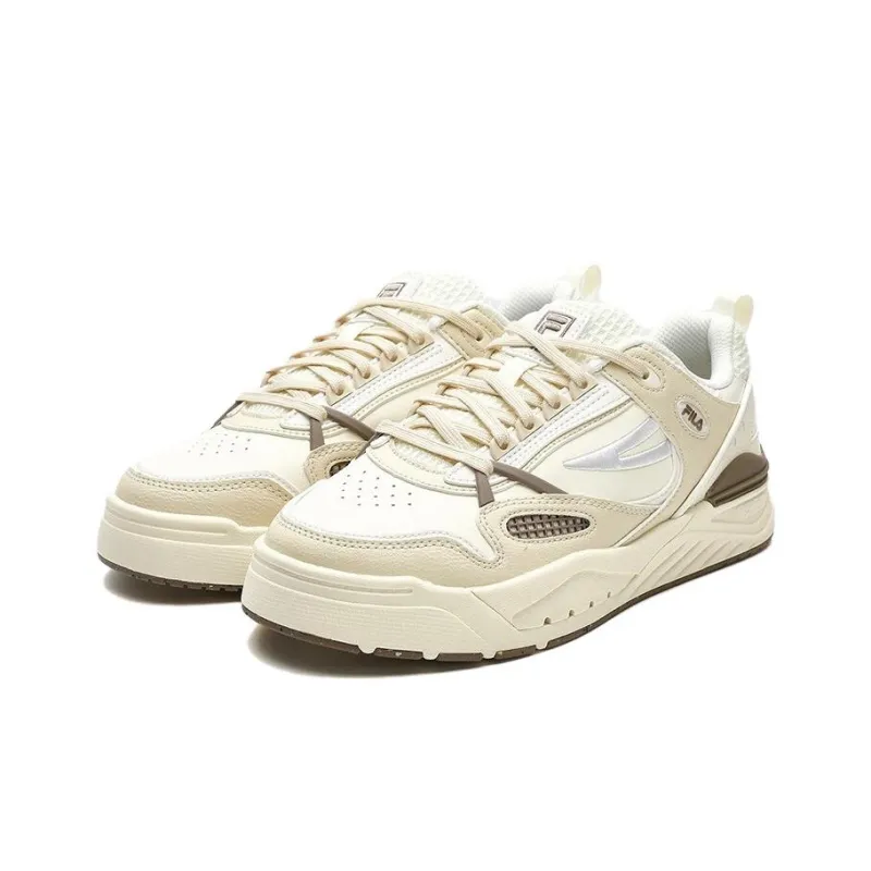 FILA Slam 22 Skate Shoes 'White Beige Brown' Women's-1