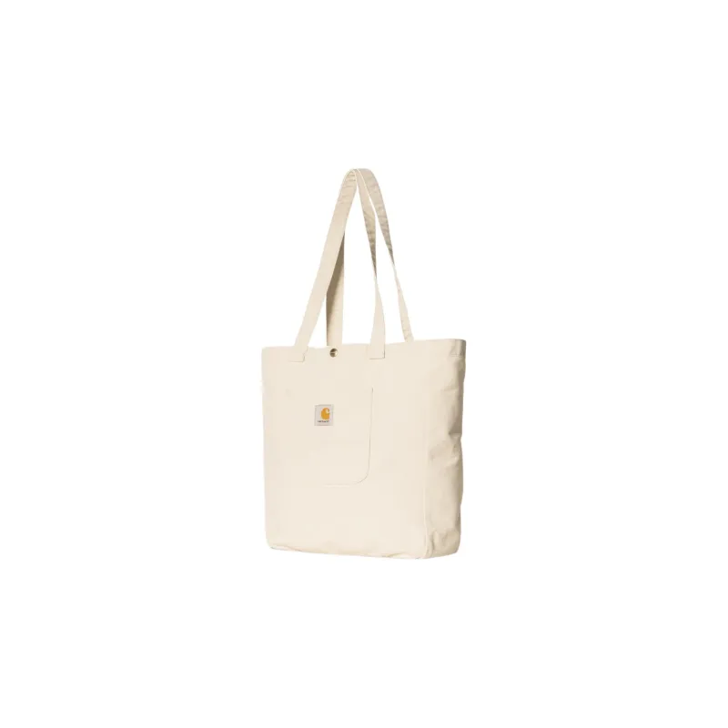 Carhartt WIP Canvas Blended Cotton Canvas Bag One Shoulder Handbag Regular Unisex White-1