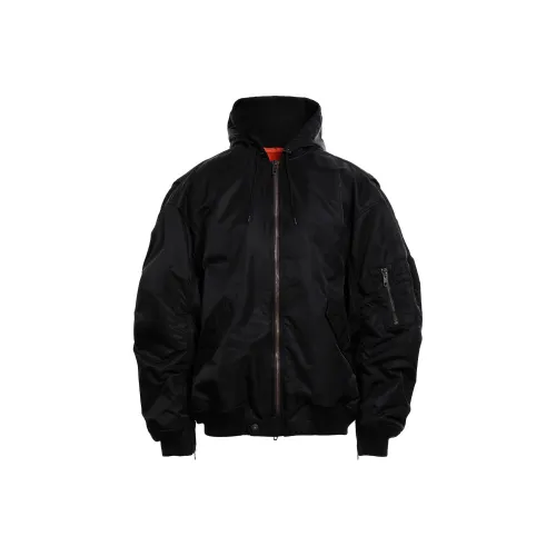 Balenciaga Jackets Men Black