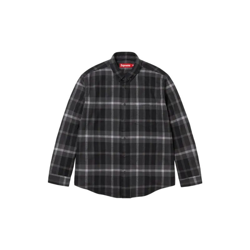 Supreme Plaid Flannel Shirt FW23 - POIZON