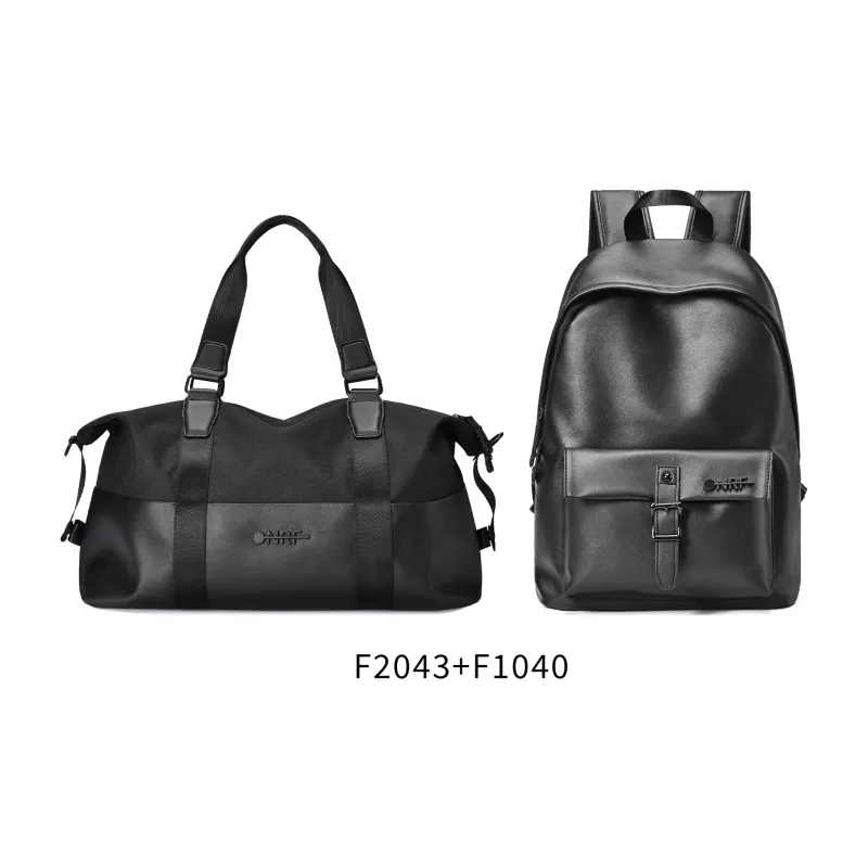 ONRF Polyester Backpack Large Size Unisex Black-21