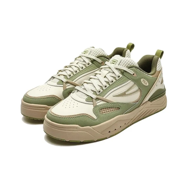 FILA Slam 22 Skate Shoes 'White Green Brown' Women's-1