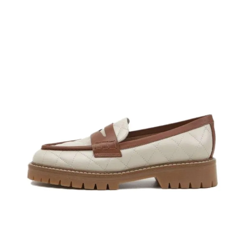 FLATTERED Loafers 5cm Women's White Brown-0