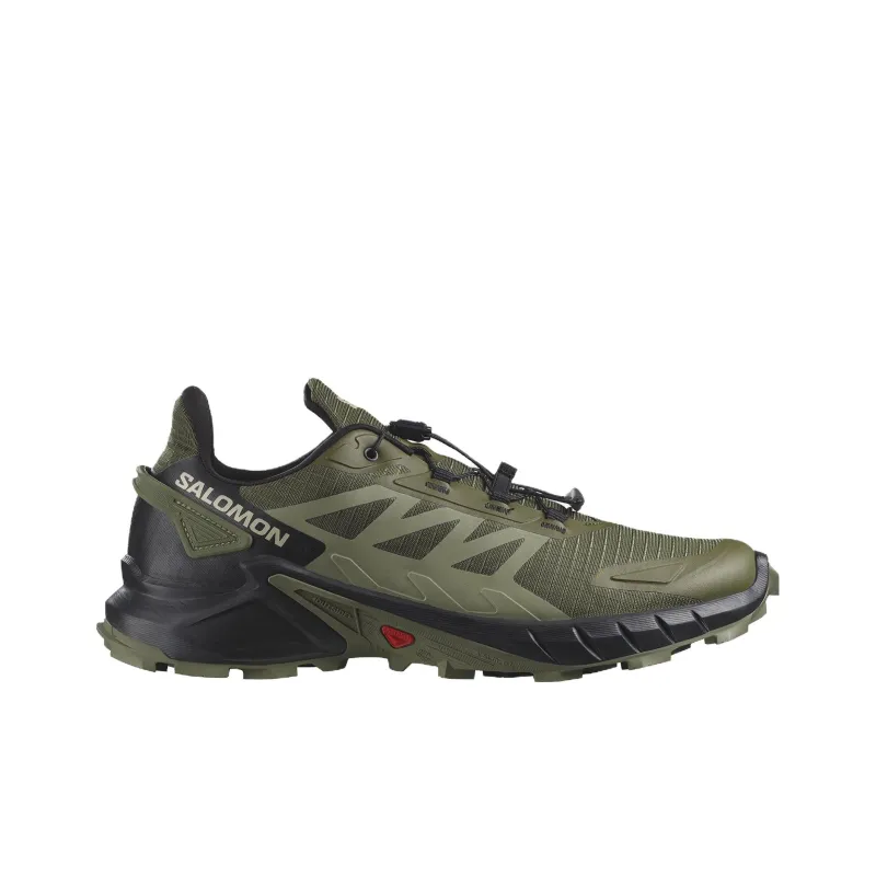 SALOMON Supercross 4 Wear-Resistant Low-Top Running Shoes Men's Green-1