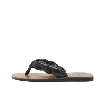 FLATTERED Blanche Flip Flops 1cm Women's Black Brown