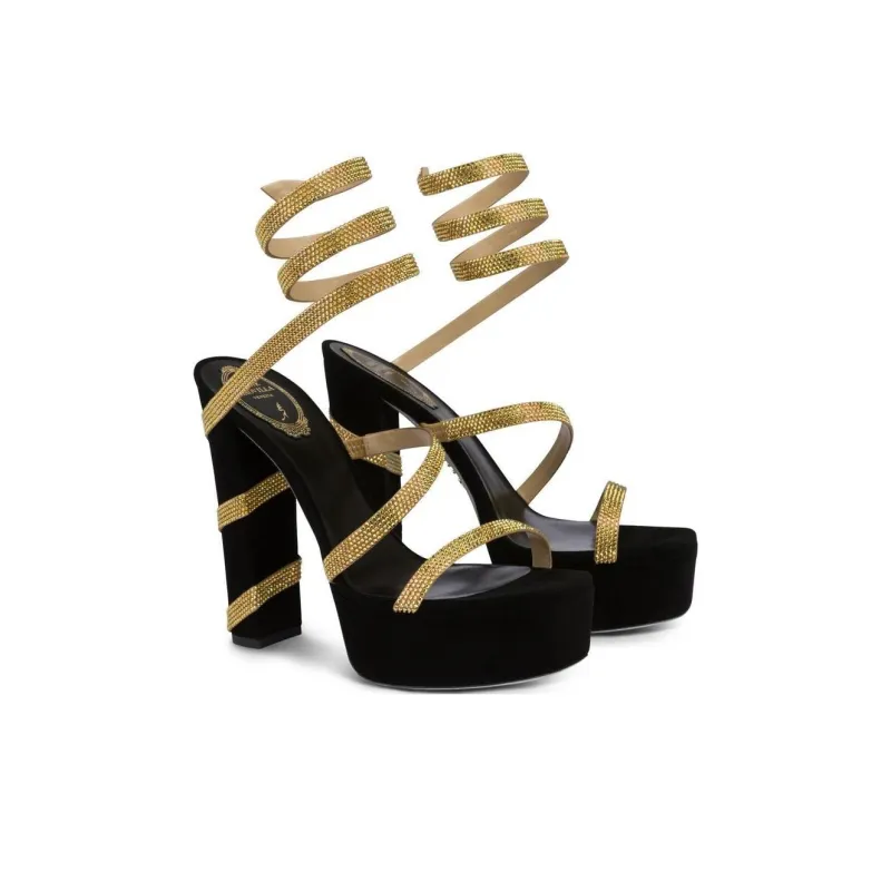 René Caovilla Cleo 155mm Platform Sandals-3