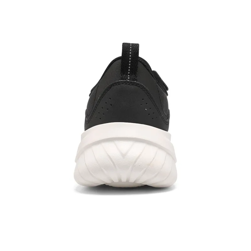 361° Wear Resistant Low Top Running Shoes Men's Black White-2