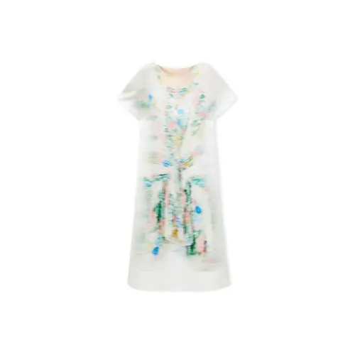 LOEWE Short-Sleeved Dresses Women's White