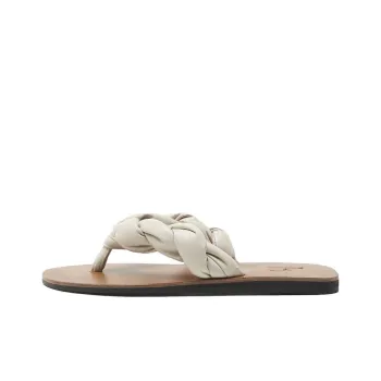 FLATTERED Blanche Flip Flops 1cm Women's White
