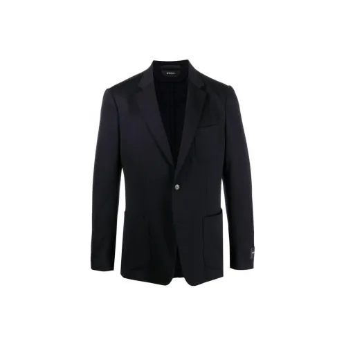 Zzegna Business Suit Men Dark Blue