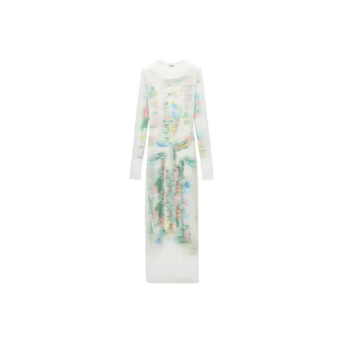 LOEWE Long-Sleeved Dresses Women's White