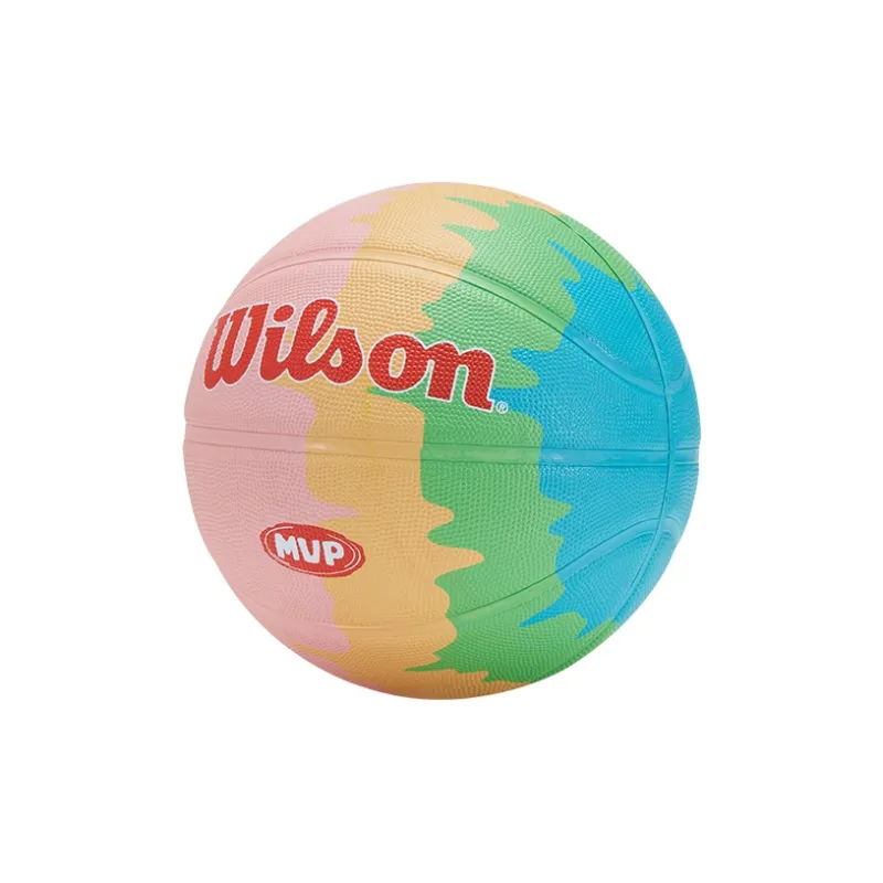 Wilson MVP Series Rubber Basketball Rainbow Size 7 Ball Training Unisex-2