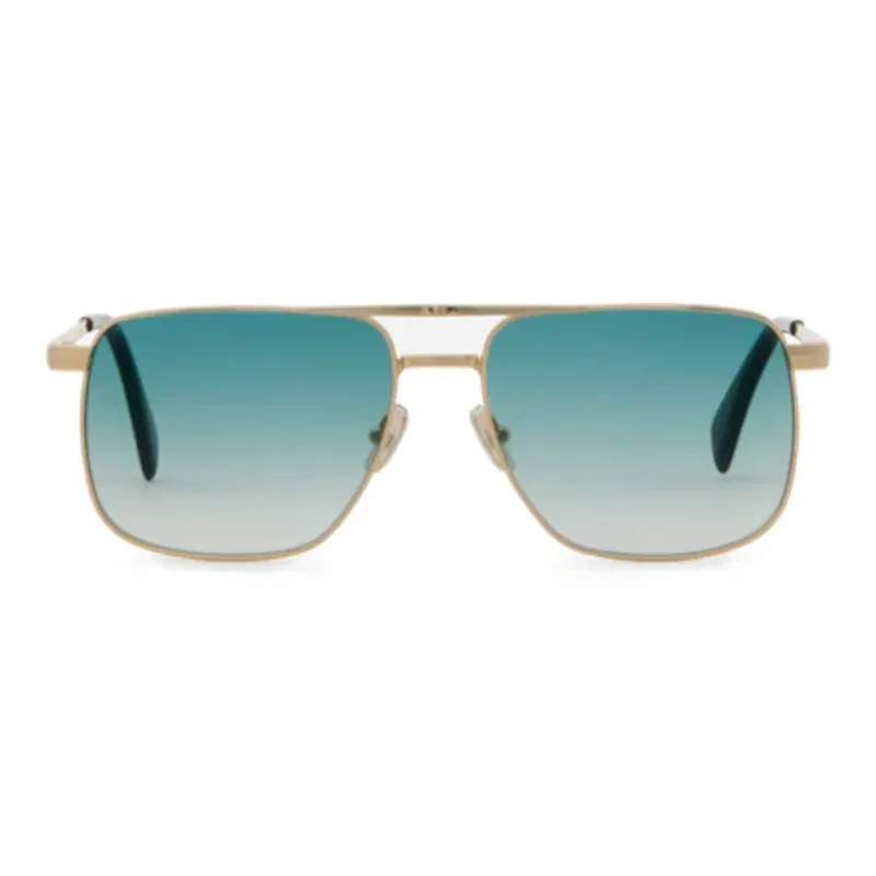 Lanvin Metal Aviator Sunglasses Women's Gold-0
