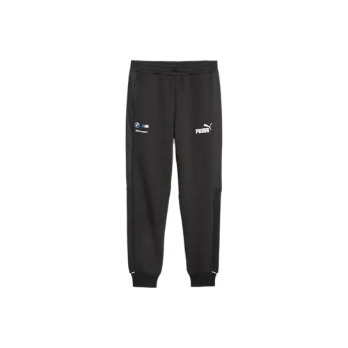 PUMA BMW M Motorspor Knitted Sweatpants Men Black