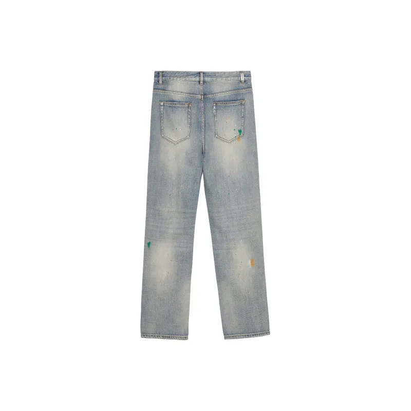 CLIMAX VISION Jeans Unisex Ink Splatter-1