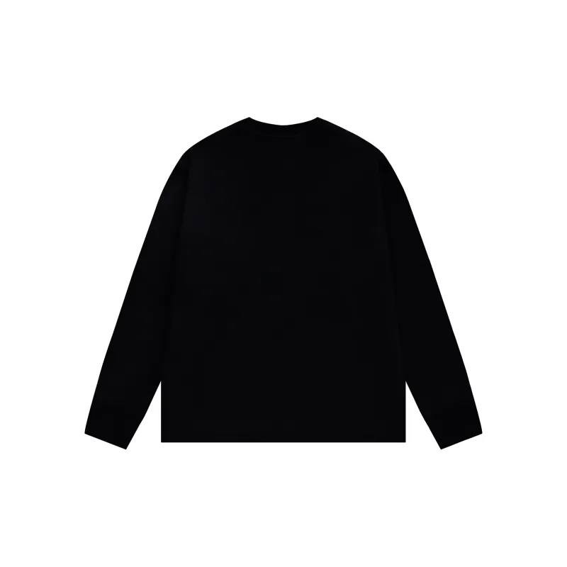 PAULASARA Long Sleeved T Shirts Unisex Black-1