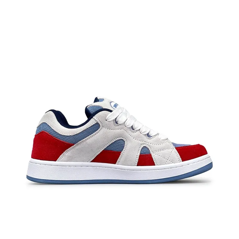 LuzaoT SUPER DRAG Anti Slip Wear Resistant Low Top Skateboard Shoes Unisex Mario-1