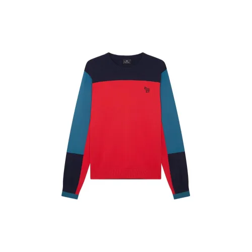 Paul Smith Zebra Logo Series Sweaters Unisex Red