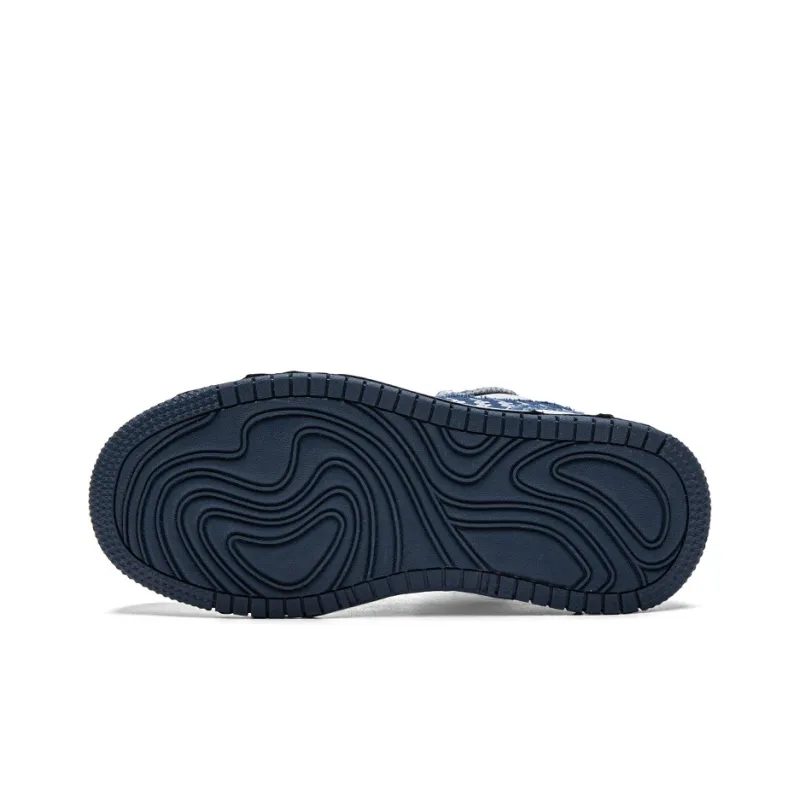 Kappa Low-Top Skateboard Shoes Unisex White Blue-5