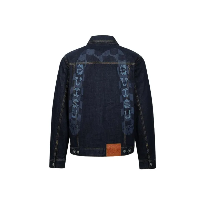 EVISU Denim Jackets Men Denim Blue-1