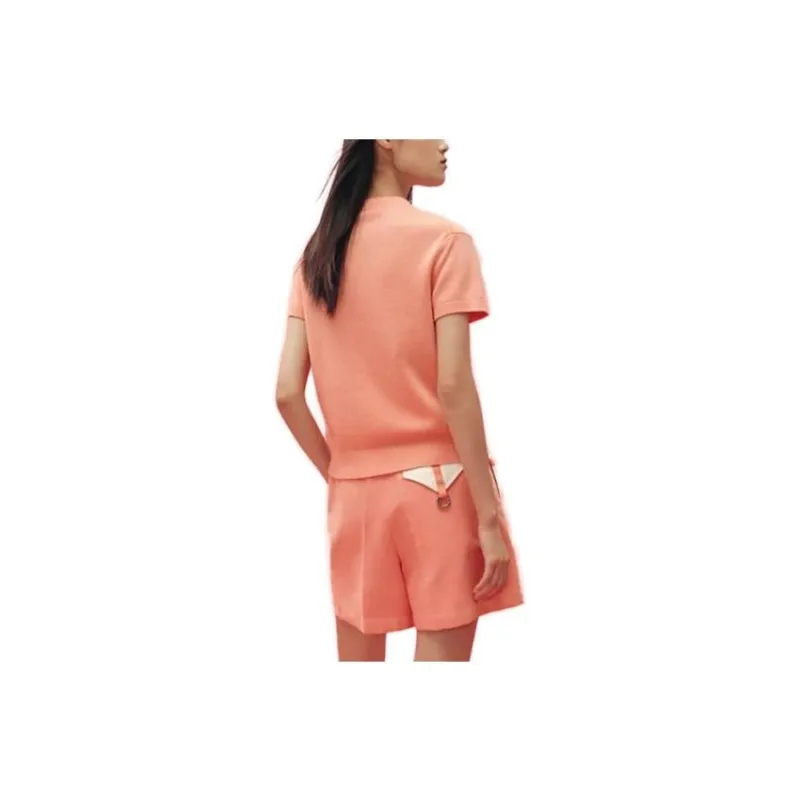 HERMES T-Shirts Women's Orange-1