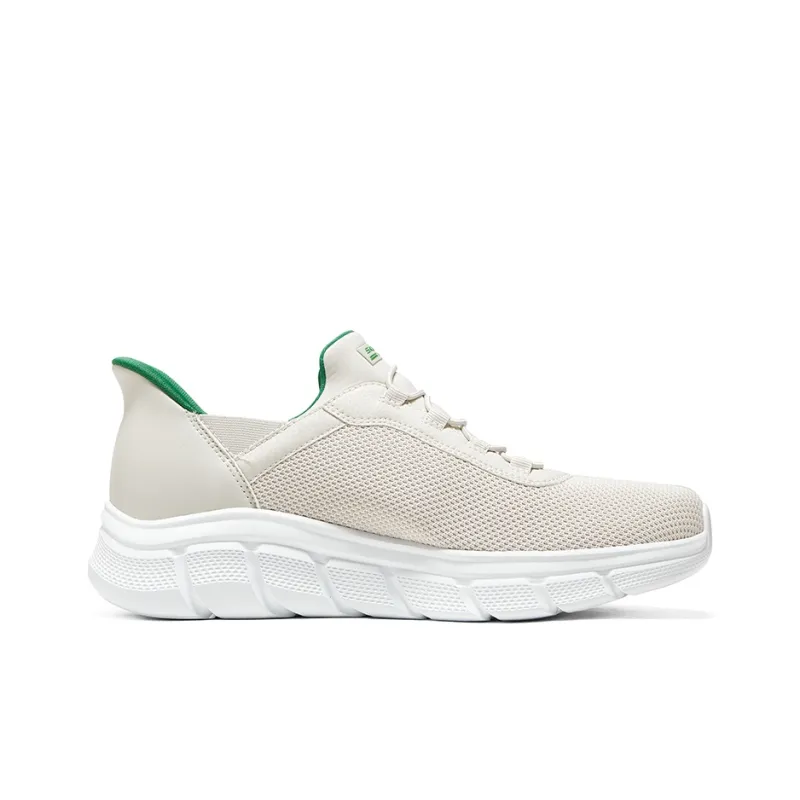 Skechers Bob's Slip Ins 'White Green'-1