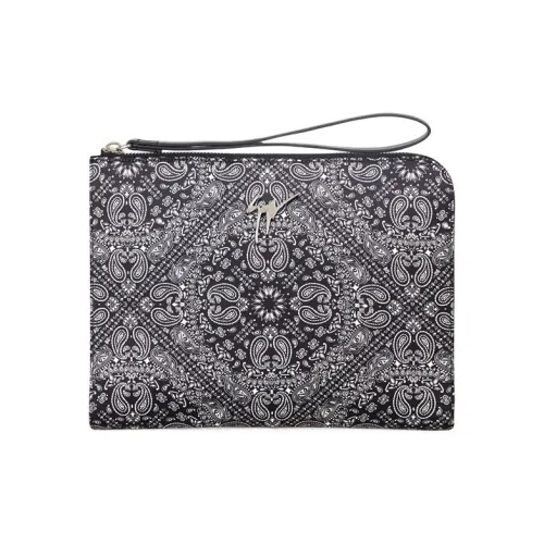 giuseppe zanotti Fabian Paisley Print Clutch