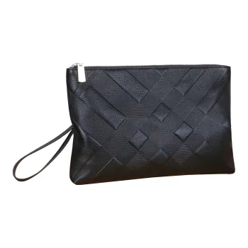 Slazenger Leather Cell Phone Pouch Wallet Clutch Men's Black