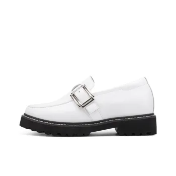 He Jinchang Hermione Liter Collection Loafers Women's White