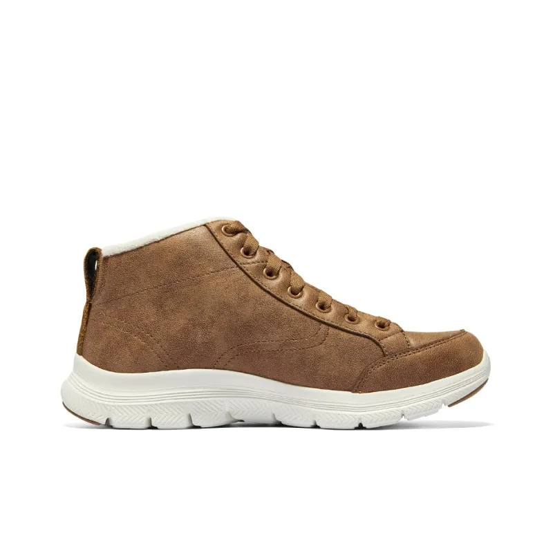 Skechers Flex Appeal 4.0 Warm And Wear Resistant Crew Snow Boots Women's Chestnut-1