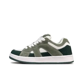 LuzaoT SUPER DRAG Puffy Shoes Anti Slip Wear Resistant Low Top Skateboard Shoes Unisex Jasper