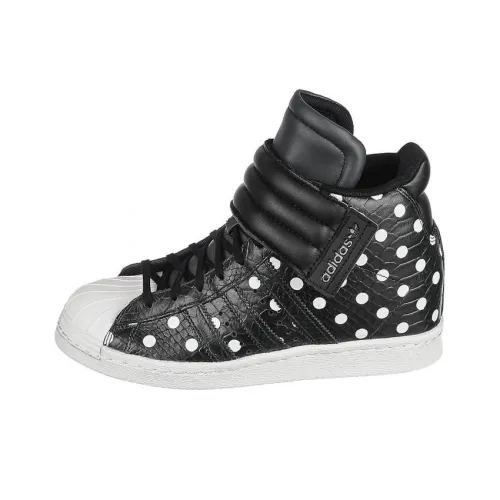 Adidas Originals Superstar Casual Shoes Women's High-Top Black/White