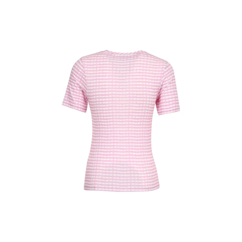 Jacquemus Le T Shirt Vichy 'Light Pink Checks'-1