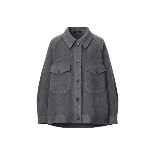 UNIQLO X Clare Waight Keller Co-branded Collection Jackets Women's Lead Gray