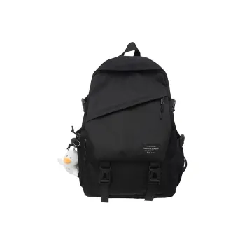 Rainbow Girl Nylon Backpack Regular White Black