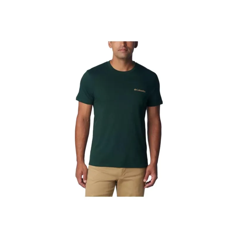 Columbia T-Shirts Men Dark Green-1