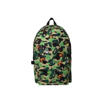 A BATHING APE Nylon Backpack Women's Camouflage