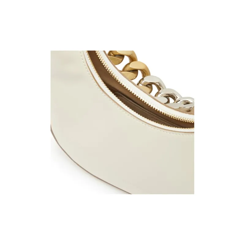 Stella McCartney Polyurethane Portable Crossbody Bag Shoulder Bag Women's White-3