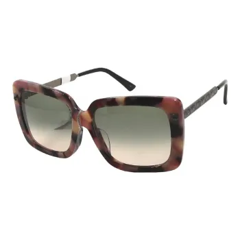 GUCCI Pure Titanium Plastic Metal Square Sunglasses Unisex Tortoiseshell