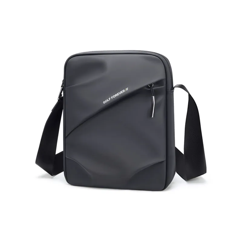 GOLF Fabric Crossbody Bags Shoulder Bags Medium Size Men's Dusty Black/Elegant Gray-0