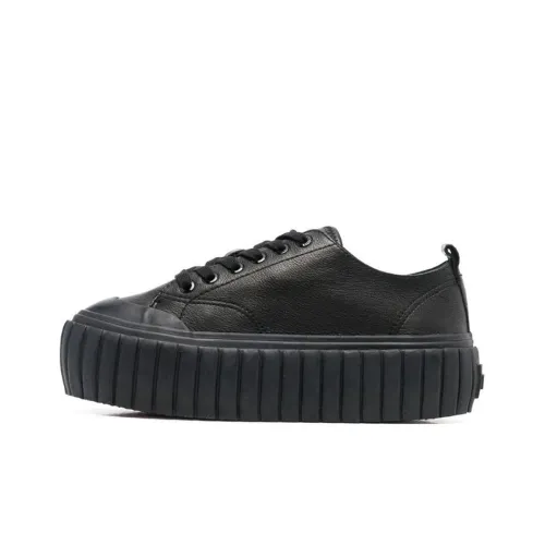 DIESEL Skateboard Shoes Women's Low-Top Black