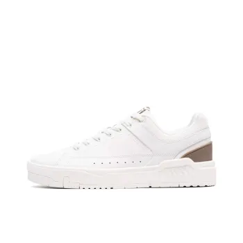 LiNing COMMON 70s Cushioning Wear Resistant Low Top Skateboard Shoes Men's White Brown
