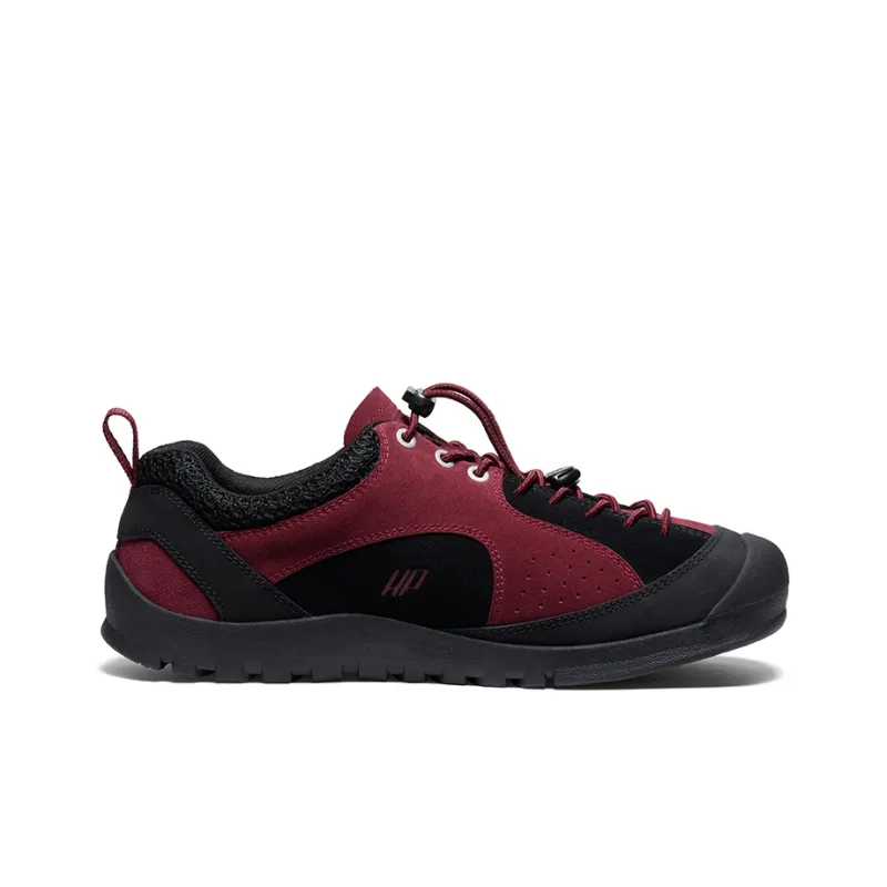 HIKING PATROL x KEEN Jasper Rocks Abrasion Resistant Low Top Hiking Shoes/Trekking Shoes Men's Burgundy-1