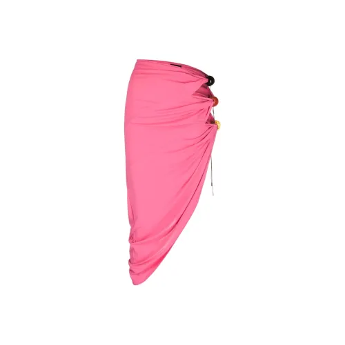 Jacquemus Casual Long Skirts Women's Pink