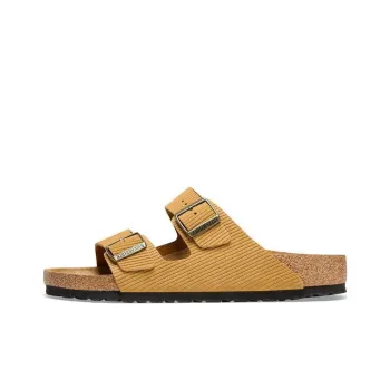 Birkenstock Arizona Embossed Corduroy Suede Cork Brown
